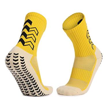 Imagem de Tingpai Meias acolchoadas espo vas aderência der pante pa basquete, futebol, esqui, ciclismo, meias espo vas