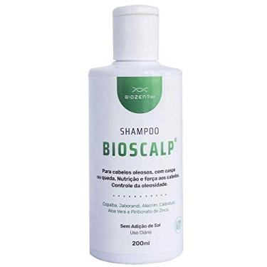 Imagem de Shampoo Vegano para Cabelos Oleosos e com Caspa Bioscalp 200ml - Biozenthi