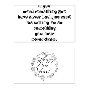 Imagem de Citação inspiradora para fazer citação de ano novo festival felicitações cartão Bless mensagem presente