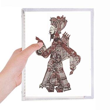 Imagem de Caderno tradicional Shadow Play Man Walk com folhas soltas e diário recarregável
