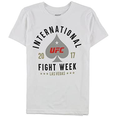 Imagem de Camiseta gráfica UFC Boys International Fight Week 2017, branca, S