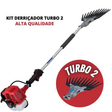 Imagem de Derriçadeira de Café Nakashi com Motor Mitsubishi TU26 á Gasolina 25,6cc Haste Curta 11...