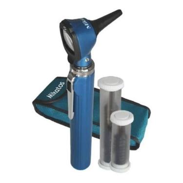 Imagem de Otoscópio Mini Mikatos Led Várias Cores + 10 Espéculos