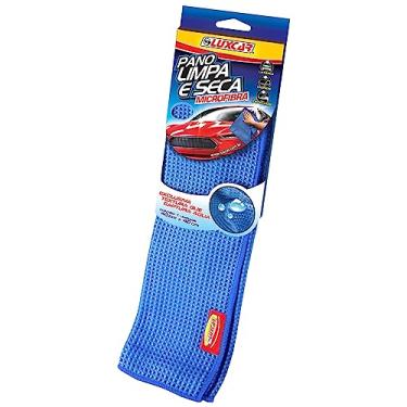 Imagem de Pano Limpa E Seca Microfibra Vidros E Lataria Luxcar 40 Cm X 40 Cm