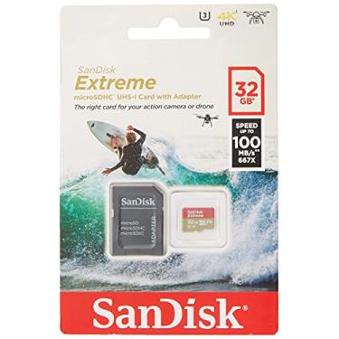 Imagem de Cartão Micro SD Extreme, SanDisk, 32GB, SDSQXAF-032G-GN6MA