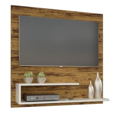 Imagem de Painel Estante para Tv Home Oralndo Smart 32 Polegadas Nicho Sala Quarto (Freijó)