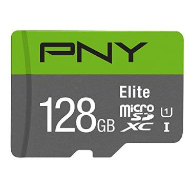 Imagem de PNY Cartão de memória 128 GB Elite Class 10 U1 MicroSD (P-SDUX128U185GW-GE), verde