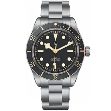 Imagem de HaiQin Pagani Design 1671 V2 Clássico Relógio Automático Masculino Japonês NH35A Movimento Automático 100 m À Prova D'água, Relógio Mecânico Impermeável de Aço Inoxidável Bisel de Alumínio Moderno