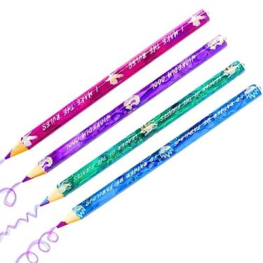 Imagem de Disney Descendants 3 Vibrant Multicolor Wooden Pencils - 7.375" (Pack of 4) - Great Gift for Kids, Fans & Artists