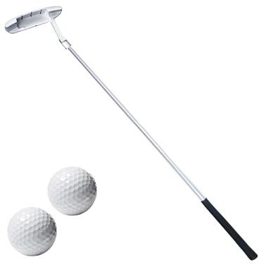 Imagem de Taco de golfe – putters de golfe destros para jovens iniciantes, conjunto de mini tacos de golfe – putters de mão direita de 83,8 cm com 2 bolas de golfe