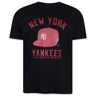 Imagem de Camiseta New Era New York Yankees MLB Building Preto-Masculino