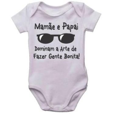 Imagem de Body infantil bebê bonito roupinha de bebê bodi bori-Unissex