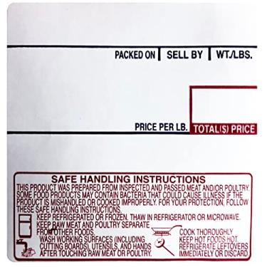Imagem de VisionTechShop Etiqueta de escala de impressão LST-8040, 58 x 60 mm, manuseio seguro UPC/36 rolos por caixa, preço inferior a 12 rolos