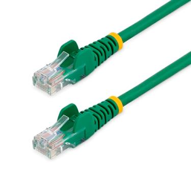 Imagem de StarTech. com Cabo Ethernet Cat5e de 3 m verde - Fio Ethernet 3 m Cat 5e Snagless - Cabo de remendo categoria 5e (45PATCH10GN)