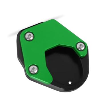 Imagem de CHIFUN Substituição da placa de extensão do suporte lateral para Kawasaki Eliminator 500 450 SE 2023 2024+ Suporte de estacionamento lateral (verde)