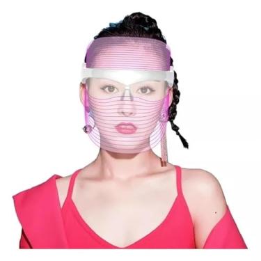 Imagem de Máscara Led Tratamento Facial Fototerapia Estética 7 Cores new