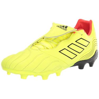 Imagem de adidas Sapatilha de futebol unissex Copa Kapitan.2 para adultos, Team Solar Amarelo/Preto/Vermelho Solar, 10 Women/5 Men