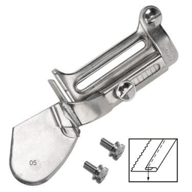 Imagem de Aparelho Fazer Dobrar Bainha Barra 5mm Parafusos Maq Costura - Evolver