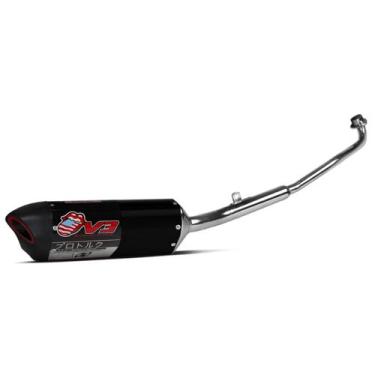 Imagem de Escapamento Pro Tork V3 Honda Biz 100 1998/05 Preto, ALUMÍNIO PRETO, Ú