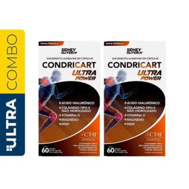 Imagem de Kit com 2 Condricart Ultra Power 60 capsulas - Sidney Oliveira