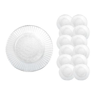 Imagem de Conjunto 12 Prato Primavera Raso Temperado 23cm Almoço Bar - Nadir Fig