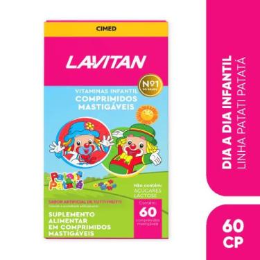 Imagem de Suplemento Lavitan Kids Tutti-Frutti 60 Cp Mastigáveis-Cimed