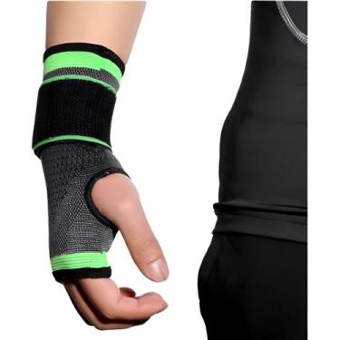 Imagem de Munhequeira Alta Compressão regulável Punho Dor tendinite - ZEM