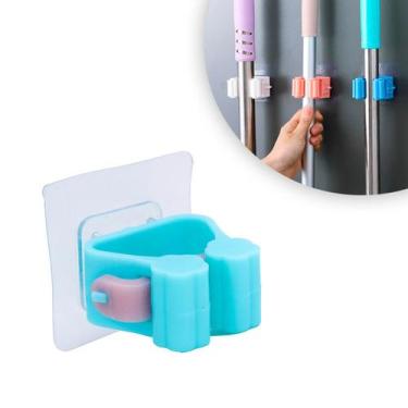 Imagem de Suporte Parede Pendurar Vassoura Rodo Pá - innovaree-commerce, Rosa