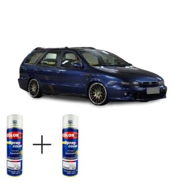 Imagem de Spray automotivo azul ocean fiat + verniz spray 300ml - Sherwin Willia