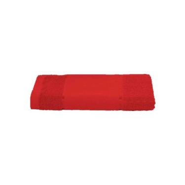 Imagem de Toalha de Rosto Felpuda P/ Pintar Multi Arte 50x80cm Dohler, Vermelho