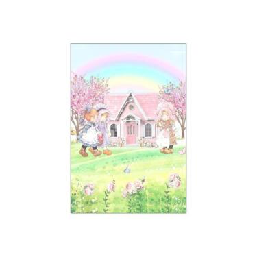 Imagem de Painel De Festa Vertical 1,50 x 2,20 - Jardim de Boneca Aquarela 013 -