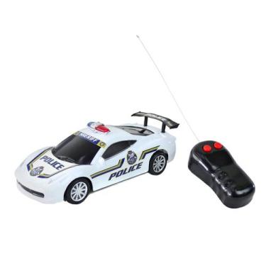 Imagem de Carro controle remoto de plástico speed viatura 4 funções - Fun Game