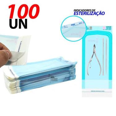 Imagem de Envelope Auto Selante para Esterilização em Autoclave 9x26 100 Unidade