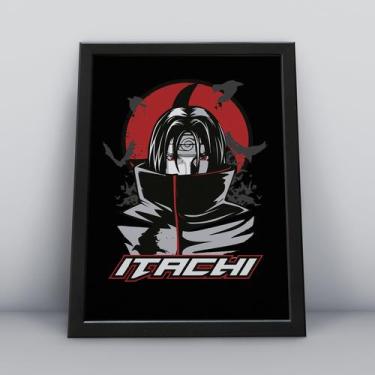 Imagem de Quadros Decorativa de Parede para quarto e sala tema Akatsuki Naruto S