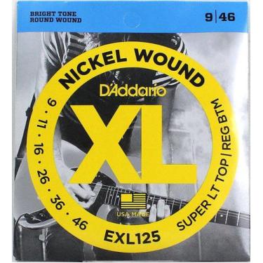 Imagem de Encordoamento para guitarra d'addario exl125 09-046 sup light