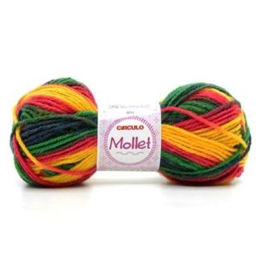 Imagem de Lã Mollet Mesclado 40g - CÍRCULO, 9294 OLODUM