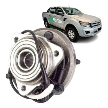Imagem de Cubo de roda dianteiro ford ranger 4x4 3.0 2005 a 2013 c/rolamento c/a