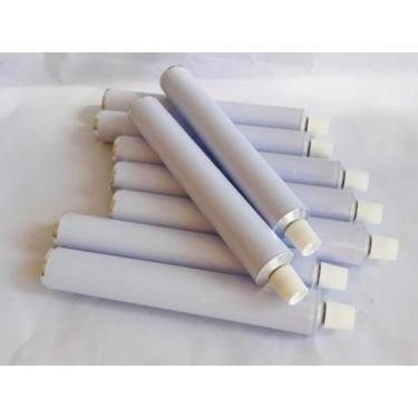 Imagem de 50 Bisnaga De Alumínio 22x140mm 30g Esmaltada Branca - UDB ODONTO
