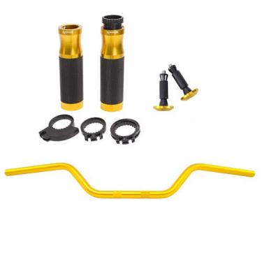 Imagem de Kit Esportivo Manopla Peso Guidão Cb 300 Twister Hornet Fazer Xj6 Next