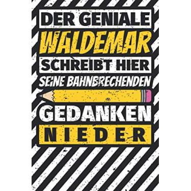 Imagem de Notizbuch liniert: Waldemar Geschenke lustiger Spruch Vorname