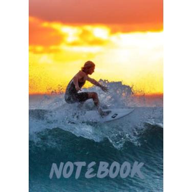 Imagem de Notebook: Surfer at Sunrise, Chloe Barrett Designs