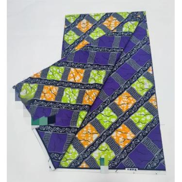Imagem de Tecido Africano Cera Real Estampa Dourada Soft Pagne Ankara Material de Algodão Prata Nigeriana Gana para Festa de Casamento Vestido para Costurar (conforme a imagem-14)