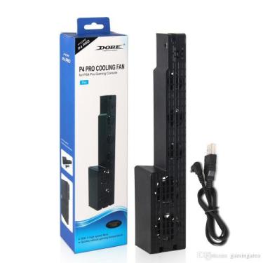 Imagem de Cooler Exaustor 5 Ventoinhas Ventilador Compatível Com Playstation 4 P