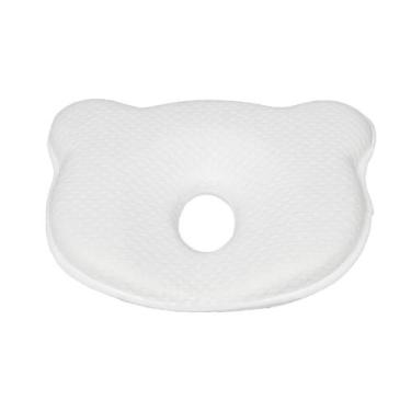Imagem de Travesseiro Para Bebê Anatômico Urso Branco Infantil Hipoalergênico 16