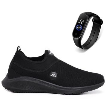 Imagem de Kit Tenis Calce Fácil e Relógio Fino: Conforto e Praticidade no Seu Estilo-Unissex