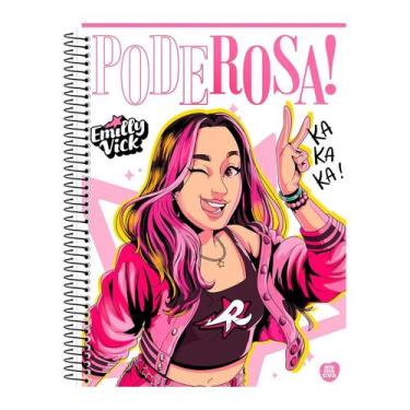 Imagem de Caderno Espiral Emily Vick Ketlen Void Leozinho Robson Dos Rosa Capa D