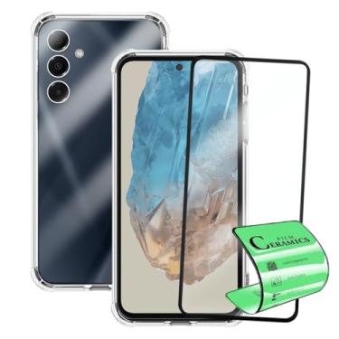 Imagem de Capa Capinha Anti Impacto e Película Premium 9D Cerâmica Compatível Com Samsung Galaxy M35