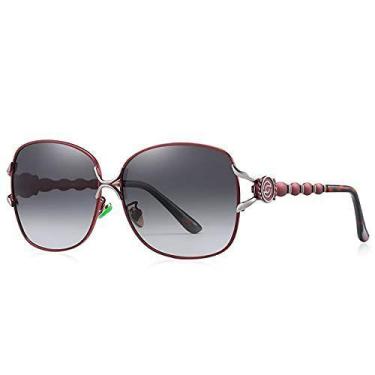 Imagem de Óculos de Sol Feminino BARCUR Estilo Borboleta design Luxuoso Polariza