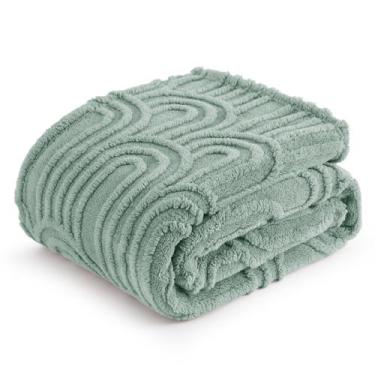 Imagem de Cobertor Throw Bedsure Verde Sálvia - Super Macio 130x150cm