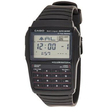 Imagem de Relógio Digital Casio Collection DBC-32-1AES Masculino com Calculadora